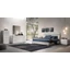 ST Mia bedroom - silver grey with 198x203 cm bed