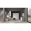 ST Treviso bedroom - grey-white with 180x200 cm bed, with 6-doors cabinet